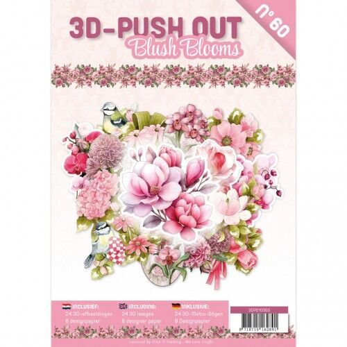 3D Push-Out Book 60 - Blush Blooms