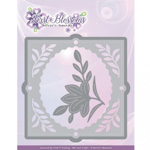 Dies - Berries Beauties - First Blossoms - Leafy Frame