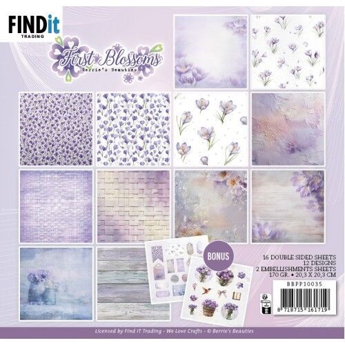 Paperpack - Berries Beauties - First Blossoms 20 x 20 cm