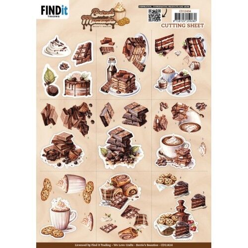 3D Cutting Sheet - Berries Beauties - Sweet Moments - Mini