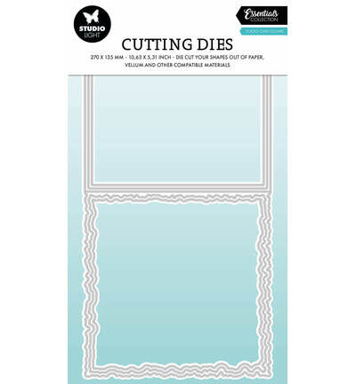 Torn Edge Cardshape square Essentials nr. 1084