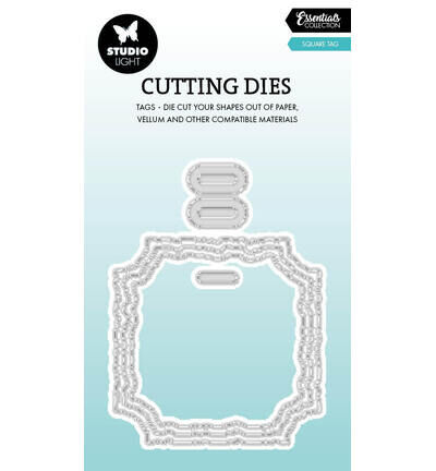Torn Edge Tag square Essentials nr. 1088
