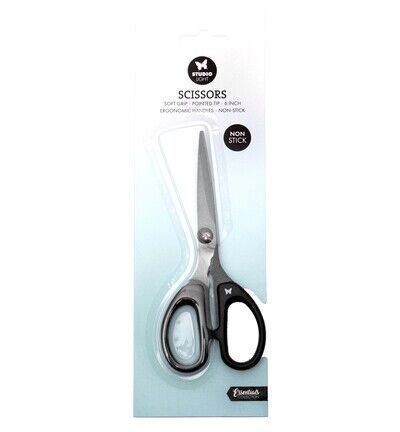 Scissors Soft grip, pointed tip, non stick, Essentials Tools nr. 04