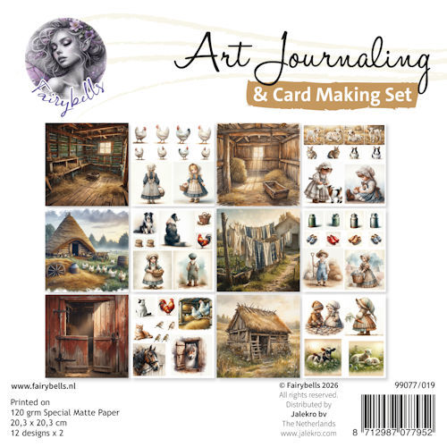 # Art Journaling & Card Making Set Boerderij # UITLEVERING START 19-2 #