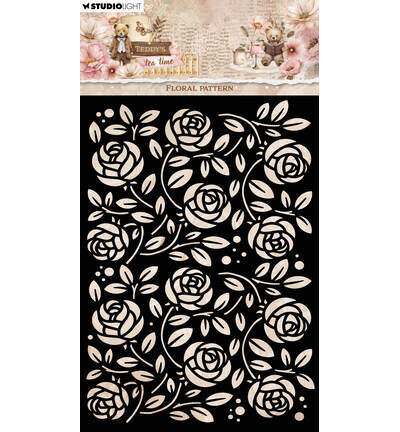 Floral pattern Teddy's Tea Time nr. 388