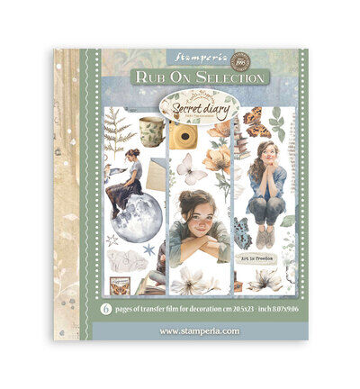 Rub on selection Secret Diary