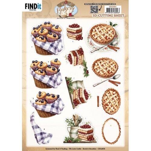 3D Cutting Sheet - Berries Beauties - Homestead Bakery - Bake Bites