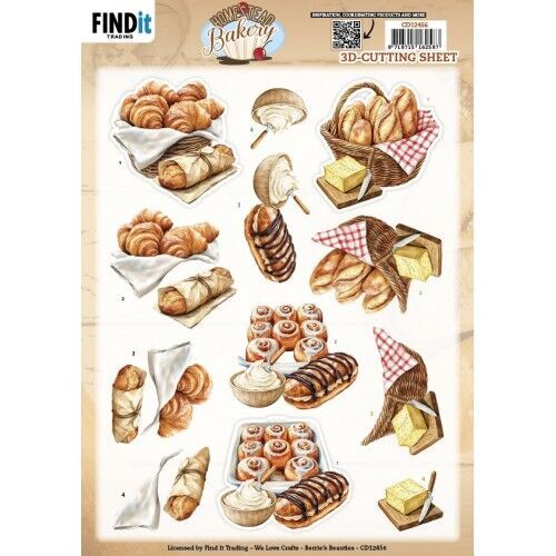 3D Cutting Sheet - Berries Beauties - Homestead Bakery - Fresh Basket