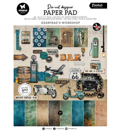 SL Die-Cut Paper Pad – Gearhead Workshop Essentials nr. 436