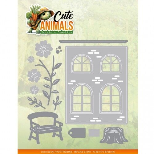 Dies - Berries Beauties - Cute Animals - House Front