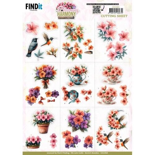 Cutting Sheet - Berries Beauties - Blooming Harmony - Mini