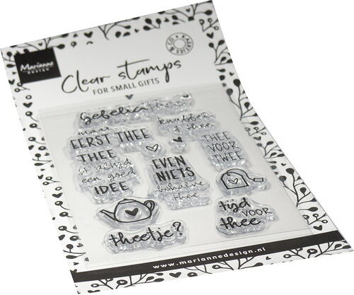 # Clear Stamp Thee voor twee