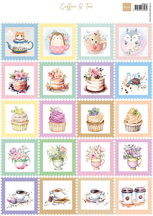 Knipvel Stamps - Coffee & Tea