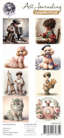 # Fairybells 3-D setje a Paris # uitlevering start 30 april #