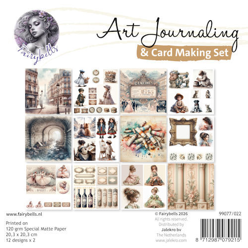 # Art Journaling & Card Making Set a Paris # uitlevering start 30 april #