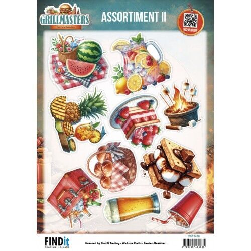 3D Cutting Sheet - Berries Beauties - Grillmasters - Assorti 2