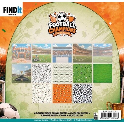 Paperpack - Find It Collection - Football Champions 15,2 x 15,2 cm