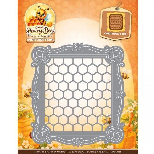 Dies - Berries Beauties - Sweet Honey Bees - Honeycomb Frame