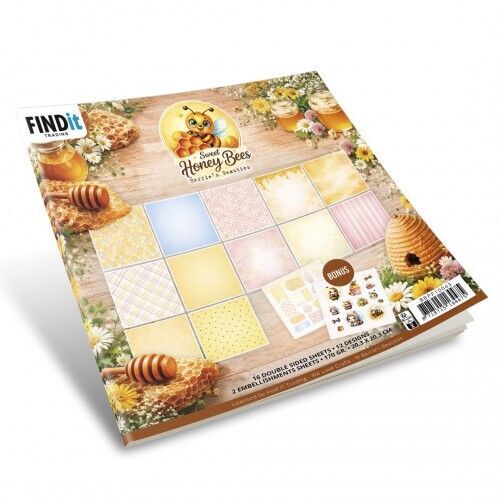 Paperpack - Berries Beauties - Sweet Honey Bees 20 x 20 cm