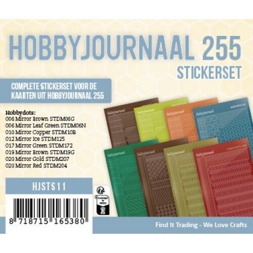 Stickerset Hobbyjournaal 255