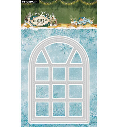 StudioLight Stansmallen – Window Shape Christmas Forest nr. 1112