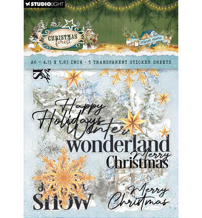 StudioLight Stickers – Elements & Texts Christmas Forest nr. 81