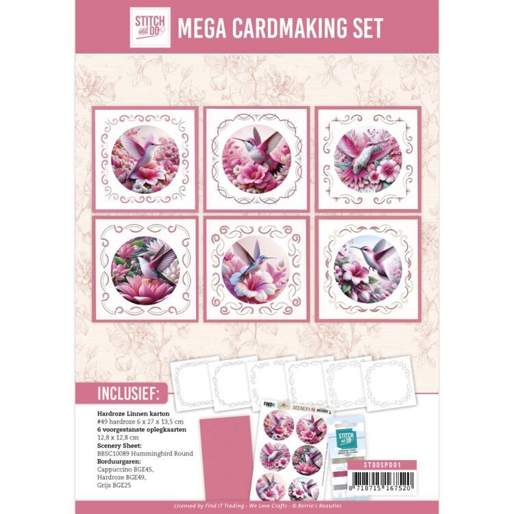 Stitch and Do Special set 1 - Hummingbird Fantasy - MEGA PAKKET