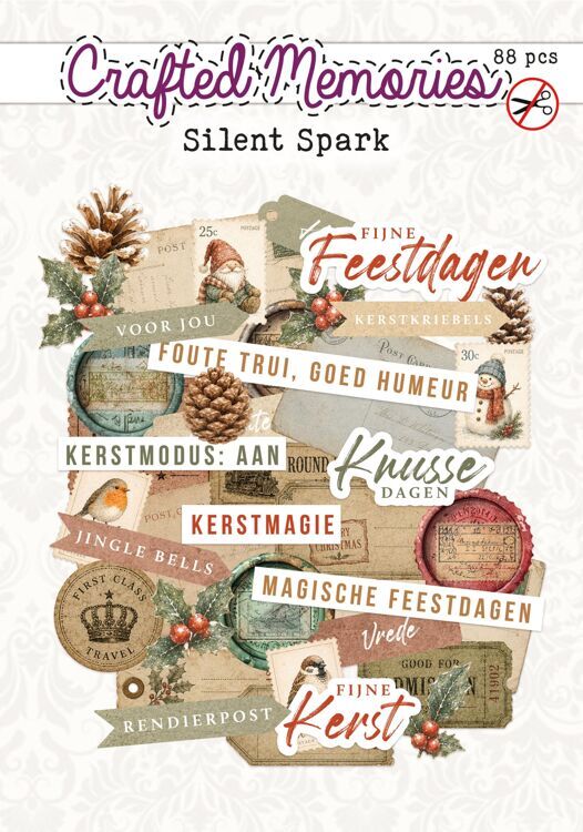 Stansplaatjes - Silent Spark - Nederlandstalige teksten - 88 stuks