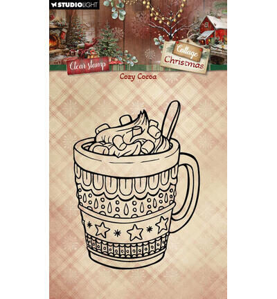 StudioLight Clear Stamps – Cozy Cocoa Cottage Christmas nr. 956