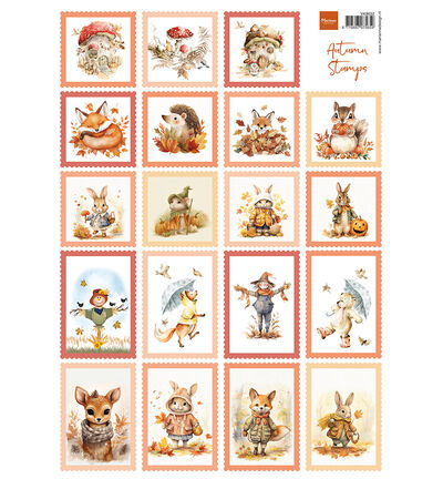 Knipvel A4, Autumn Stamps