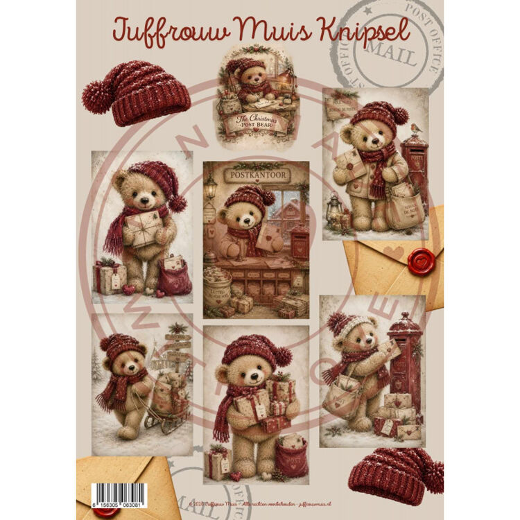 The christmas postbear