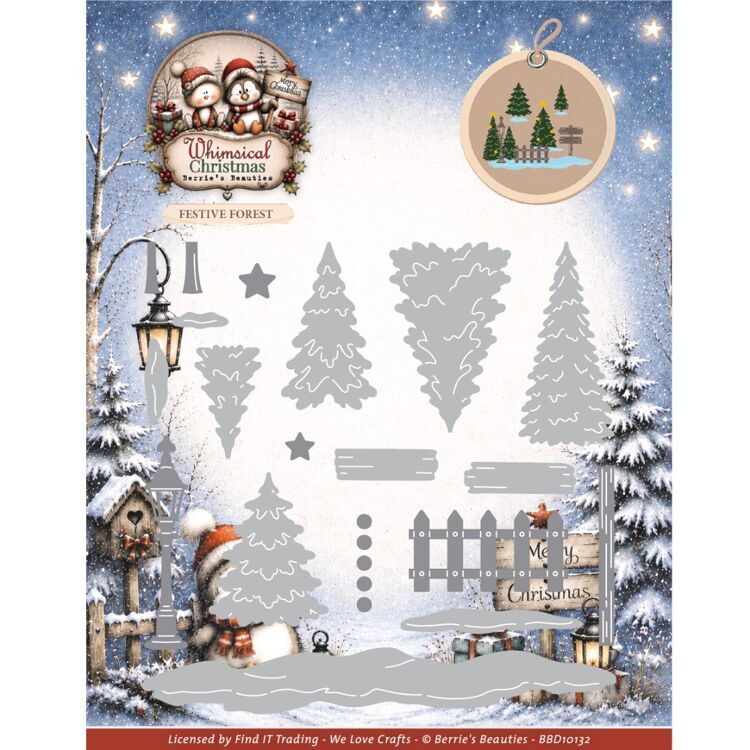 Dies - Berries Beauties - Whimsical Christmas - Festive Forest