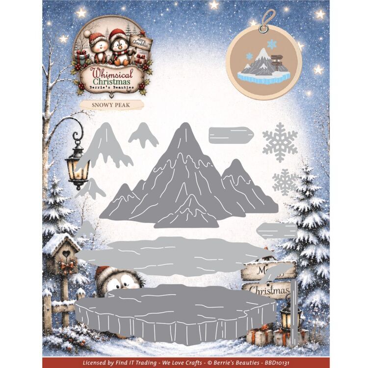 Dies - Berries Beauties - Whimsical Christmas - Snowy Peak