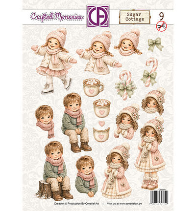 3D Doordrukvel - Sugar Cottage 09