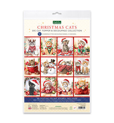 Christmas Cats Die Cut and Decoupage Collection