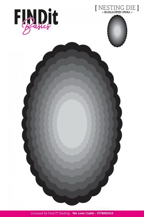 Find It Basics - Nesting Dies - Scalloped Oval