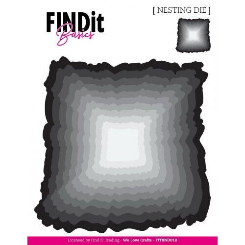 Find It Basics - Nesting Dies - Rough Edge Square