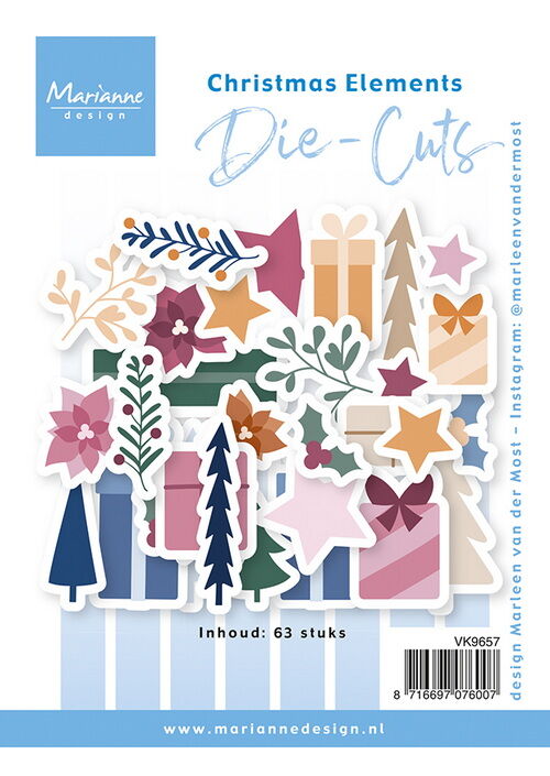 # Diecuts - Christmas elements by Marleen