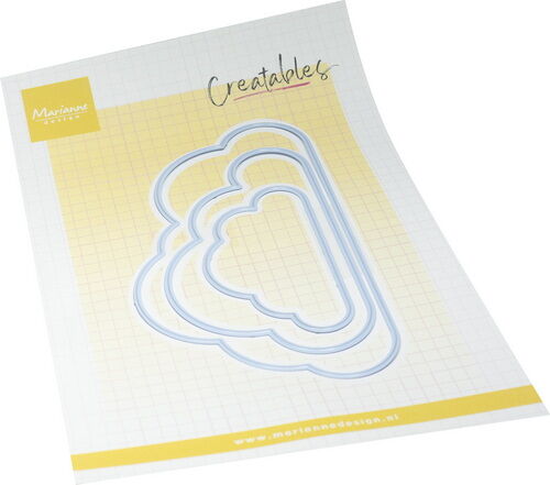# Creatables stencil Clouds