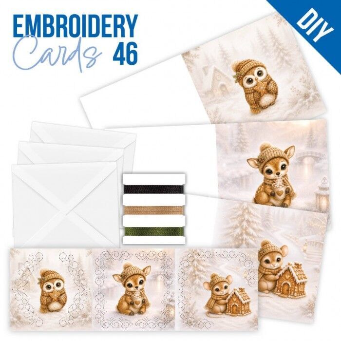 Stitch and Do Cards 46 - Christmas Woodland Goods