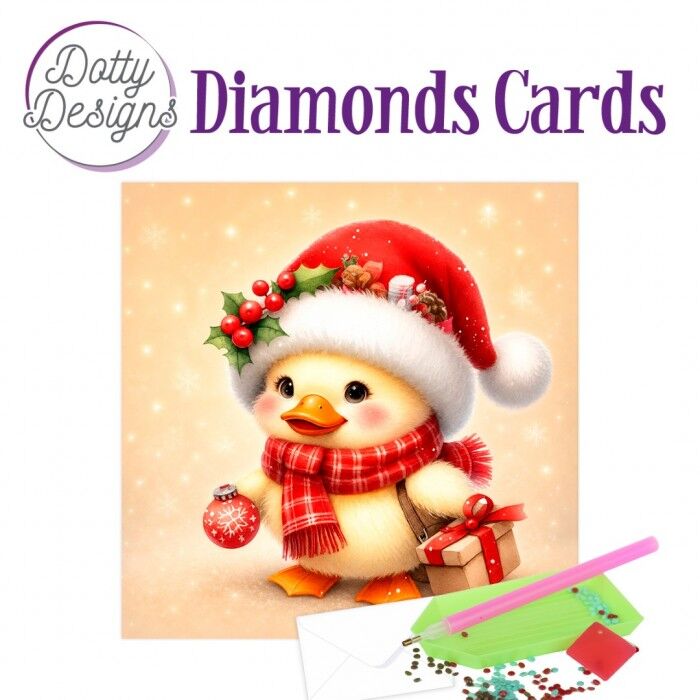 Dotty Designs Diamond Cards - Ducky Christmas
