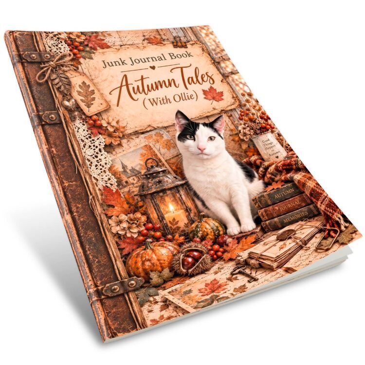 Jenine's Art Studio - Junk Journal Book - Ollie - Autumn Tales