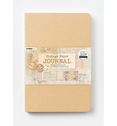 Jenine's Mindful Art Journal – Vintage Backgrounds Essentials nr. 33